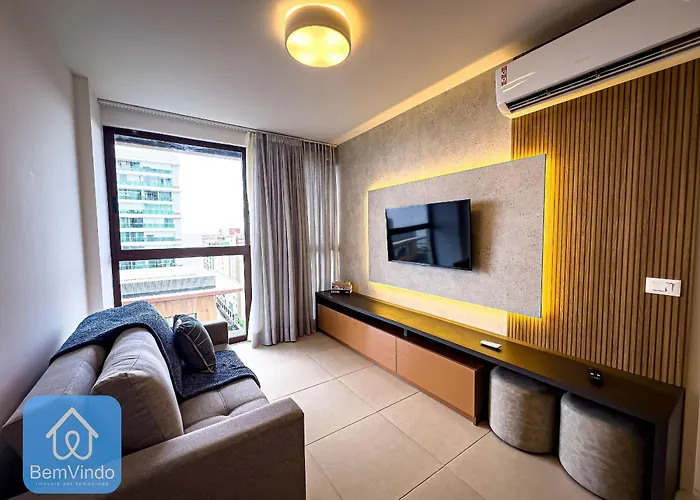 Apartamento Moderno E Completo No Nau Barra